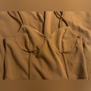 Tan Women's Pant Jumpsuit